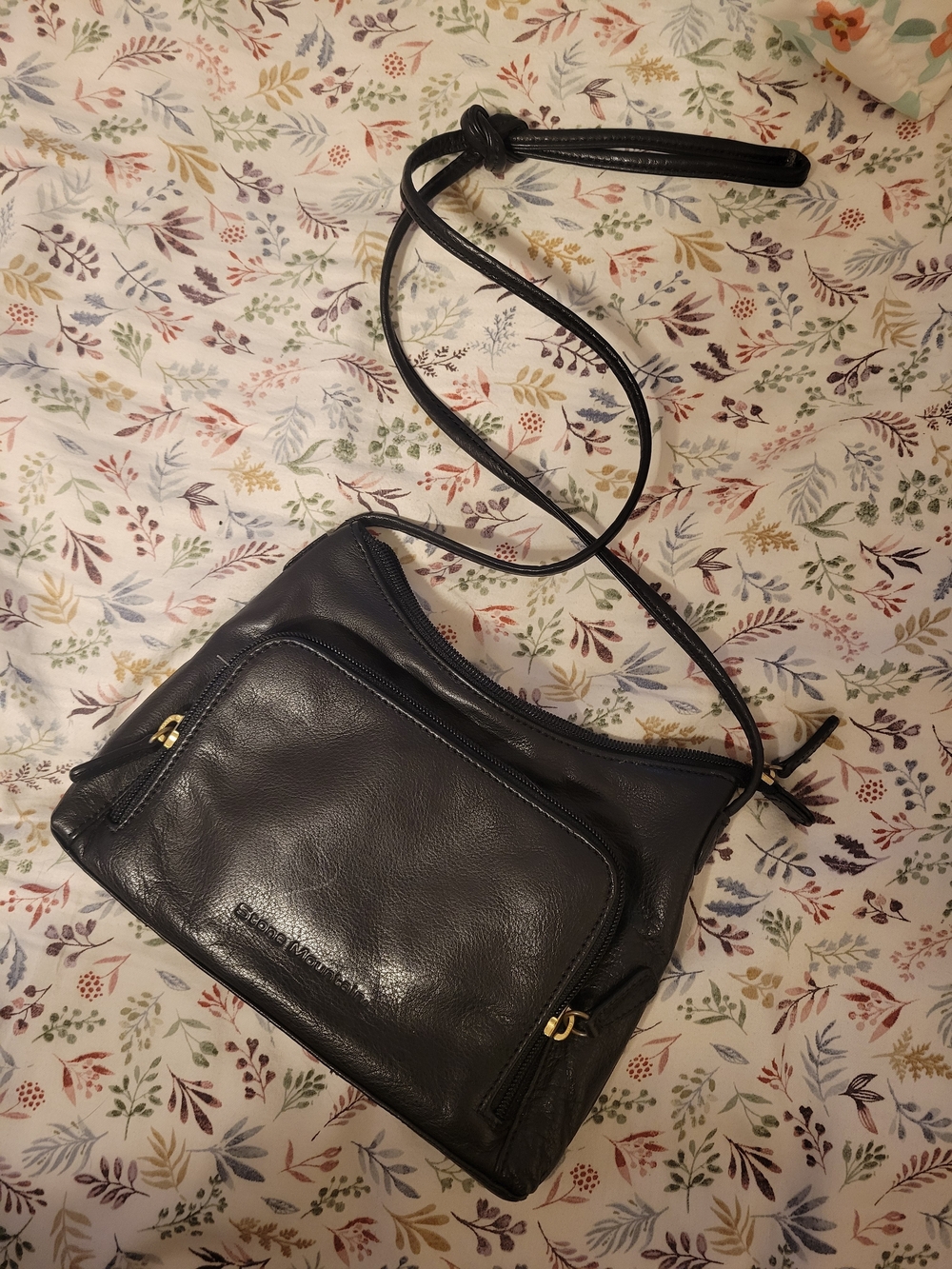 Black Leather Crossbody Bag - Classic Women’s Shoulder Purse